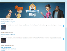 Tablet Screenshot of animschoolblog.com